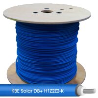 KBE Berlin Solarkabel DB+ 6,00 mm²  H1Z2Z2-K blau 70...