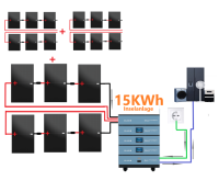 15,0KWh ultra 48V Inselanlage 3000W Ausgangsleistung...