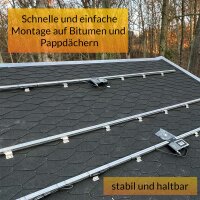 EAS Dachbefestigung für 1 Modul auf Bitumen oder...