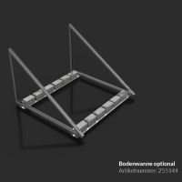 EAS Modulaufständerung Edelstahl 30°  für 2 Module