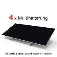 WiFi APsystems 1000W / 800W DS3-M Balkonkraftwerk 4x 250W N type JET full black 143,5 x 88 cm