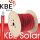 Solarkabel  KBE Berlin DB+ 4,00 mm²  H1Z2Z2-K rot 5-500 Meter